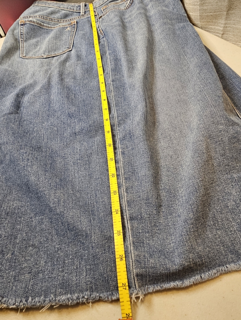 Sam Edelman The Maribelle Denim Skirt Size 27 Size 4 - Picture 13 of 16